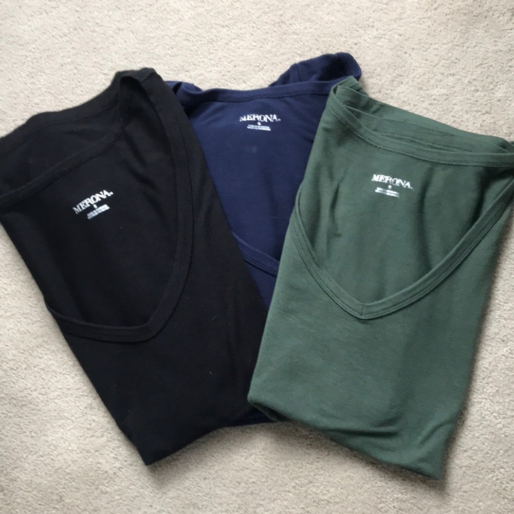 Pack of 3 Merona V Neck Tees